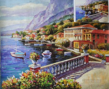 Mediterranean 28 Beach Oil Paintings